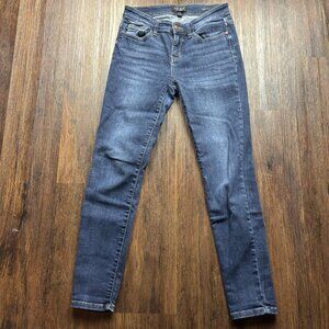 Judy Blue Skinny Fit Jeans JB82110DK Distressed Dark Wash Women’s Size 7/28